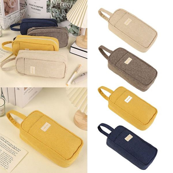 Kynälaukku Penaali CASE Yellow