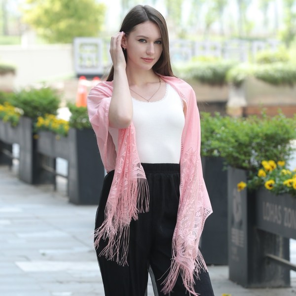 Iltapuvut Huivi Lady Cape Wraps PINK PINK Pink