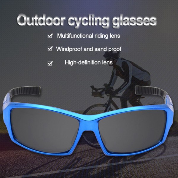 Ridglasögon Cykling Vindtät glasögon Ögonskydd blå
