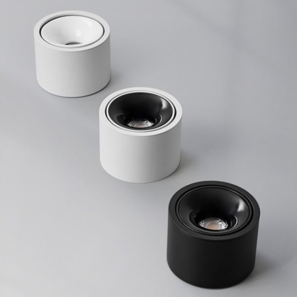 LED-alasvalo kohdevalo MUSTA 10W black 10W