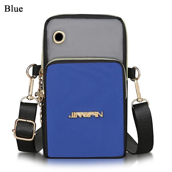 Skulder Messenger Bag Small Crossbody Tasker BLÅ blue