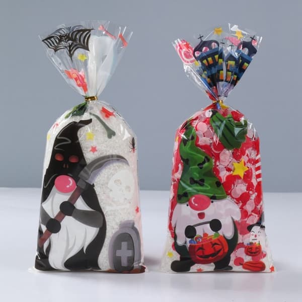 50st Halloween Godispåsar Godiskakor Påse Pack Presentpåsar