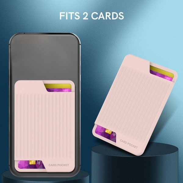 Business Credit Pocket Phone Back Card Holder SORT Black