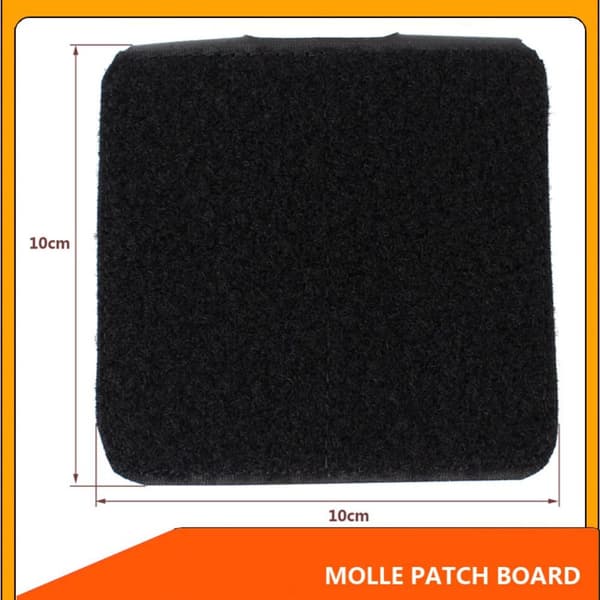 Tactical Patch Väst Ryggsäck Patch SVART Black