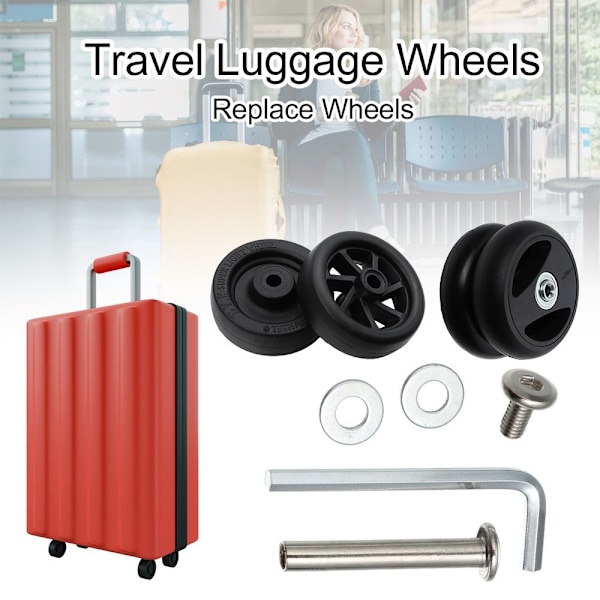 Byt ut hjul Resbagagehjul 2 2 2