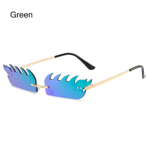 Flame Solglasögon UV400 Skyddsskydd GRÖN GRÖN Green