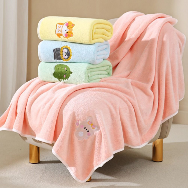 Barn Badehåndklær Nyfødt Baby Håndkle ROSA pink