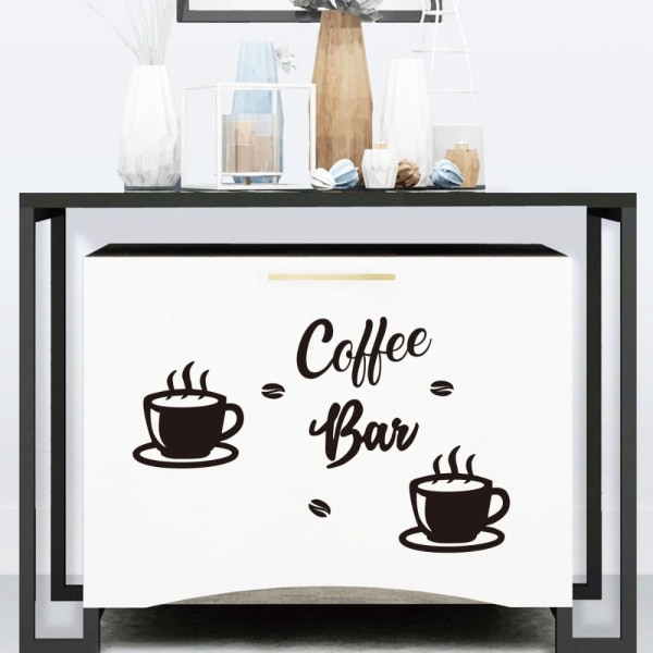 7 stk Kaffebarskilt Hengende Veggdekorskilt Kaffekrus
