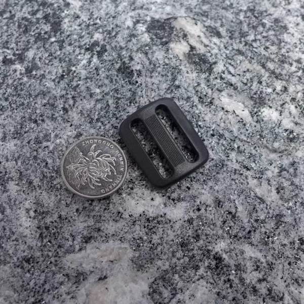 2st Tri Glide Slider Ladder Lock Spännen GRÅ 5,0MM Grey 5.0mm