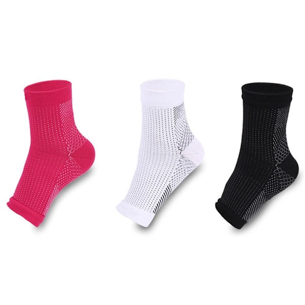 Sportssokker Angel Ankel Protector SORT S/M S/M Black S/M-S/M
