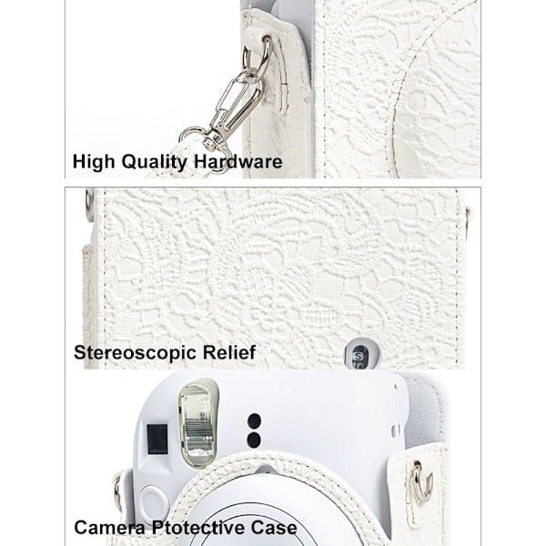 Instant Camera Case Storage Bag VIT White