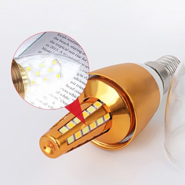 Led-ljuslampor Energisparlampa E27TIP HEAD 7W TIP HEAD 7W E27Tip Head 7w