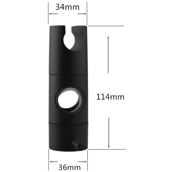 Brusehovedbeslag Bruseholder SØLV 19MM 19MM Silver 19MM-19MM