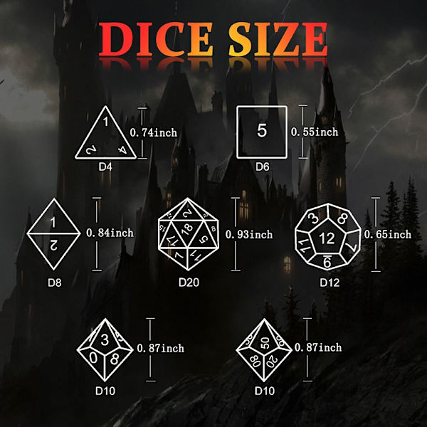 7kpl DND Metal Set Pelinoppaa 04 04 04