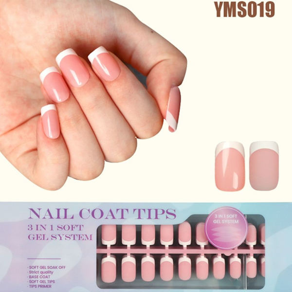 Forhåndspåført spisspress på negler YMS019 YMS019 YMS019