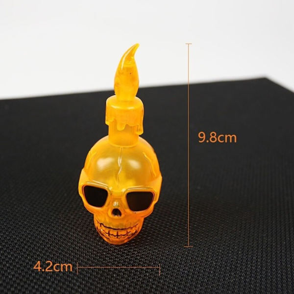 Halloween skull light Elektronisk Lampe SVART black