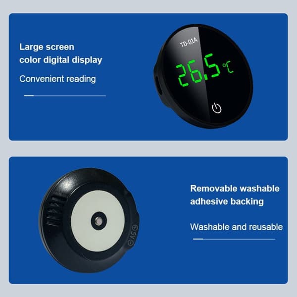 Aquarium termometer LCD Digital extern termometer Fahrenheit degree