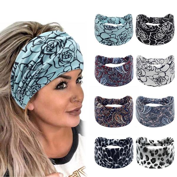 Boho pandebånd Brede hårbånd J-4 J-4 J-4