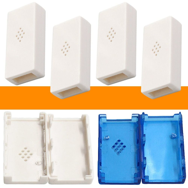 1/2 stk Elektronisk projektæske Vandtæt dæksel Projekt HVID White 2pcs-2pcs