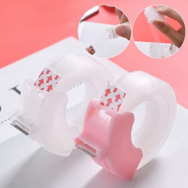 2 STK Tapekutter Tapdispenser ROSA pink