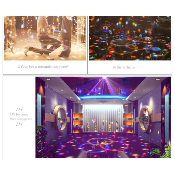 LED-scenljus Big Magic Ball Disco Ball