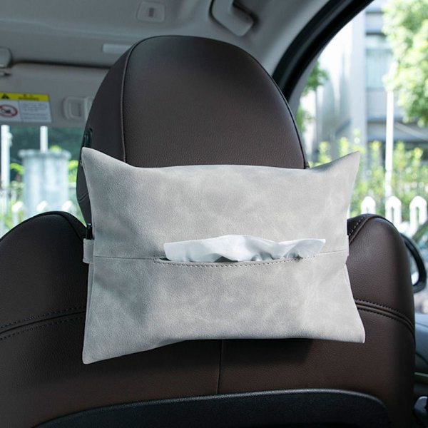 Bil Solskydd Tissue Box Vävnadshållare GRÅ Gray