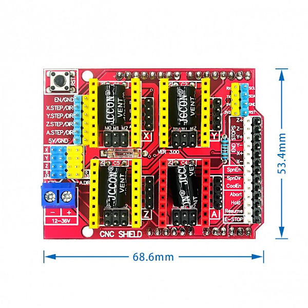 2stk A4988 V3 Graver Drive Shield CNC Drive Expansion Board