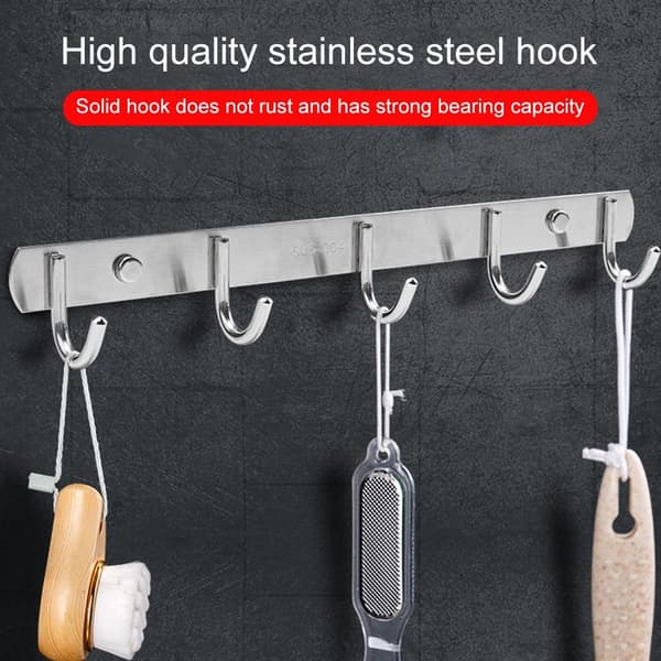 Håndklædeholder Nøgleholder 4 KRAGE 4 KRAGE 4 hooks
