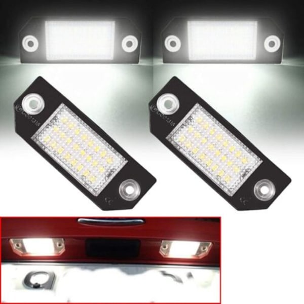 Nummerskylt Light Drl Daylight SVART 2ST 2ST Black 2Pcs-2Pcs