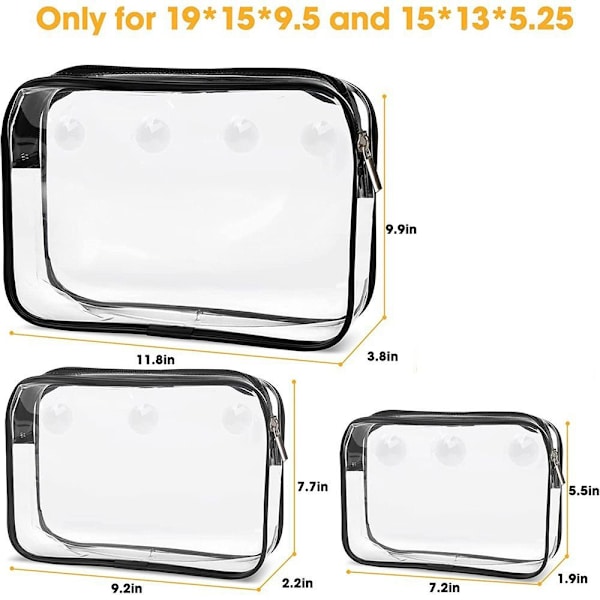 Clear Bogg Bag Makeup Tasker L L L