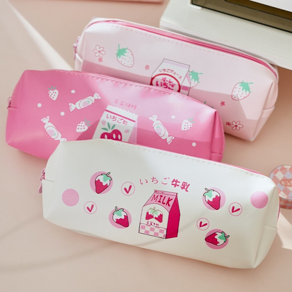 Maito Case Kawaii Paperi Mansikka Penaali 01 01 01