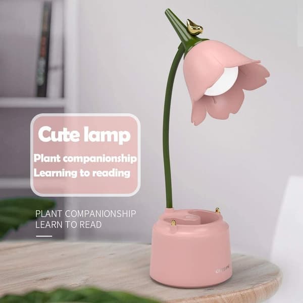 Skrivebordslampe LED Natlys GUL yellow