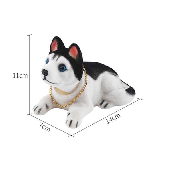 Hund med nikkende hode, flekkete hund 2 2 2