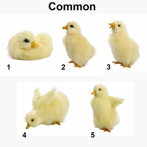 Vocalize Plush Duck Simulation Furry Duckling 3-LJUD 3-LJUD 3-Sound