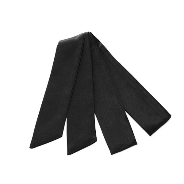 Kvinder bælter Satin Sash SORT Black