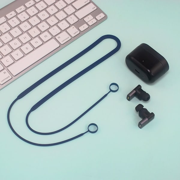 2kpl Korvakuulokkeet Anti Lost Strap Kuulokenauha SININEN blue
