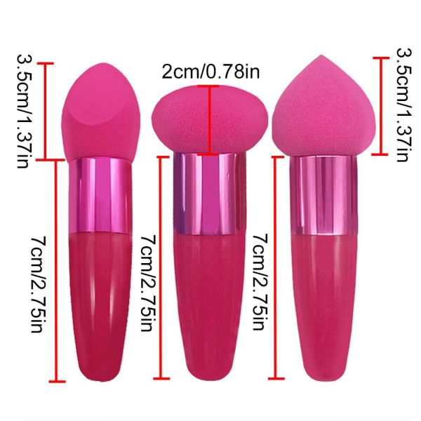 Makeup Brush Cosmetic Puff PINK pink