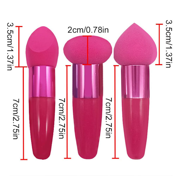 Makeup Brush Cosmetic Puff PINK pink