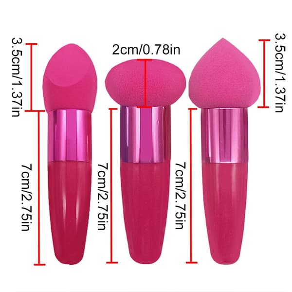 Makeup Brush Cosmetic Puff SORT black