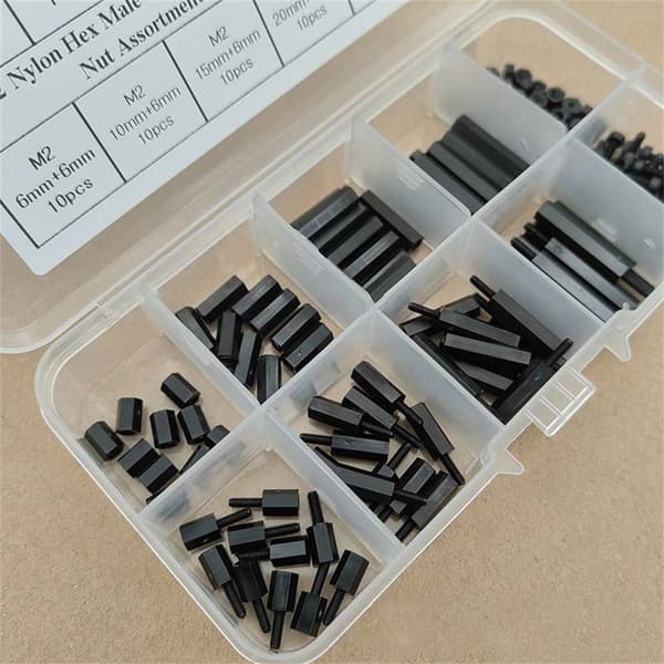 180 st Hane Kvinna Hex Spacer Standoff Skruv Mutter Assorted