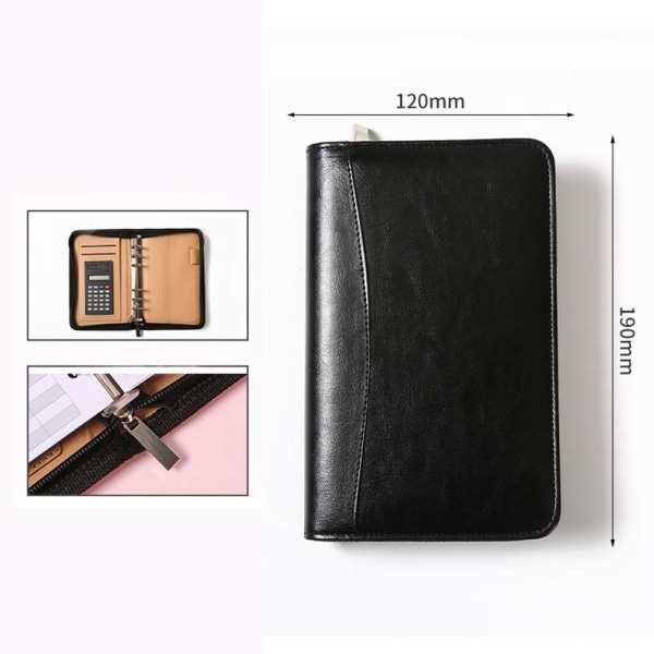 A6 Läder Notebook Business Notebook STYLE 3 STYLE 3 Style 3