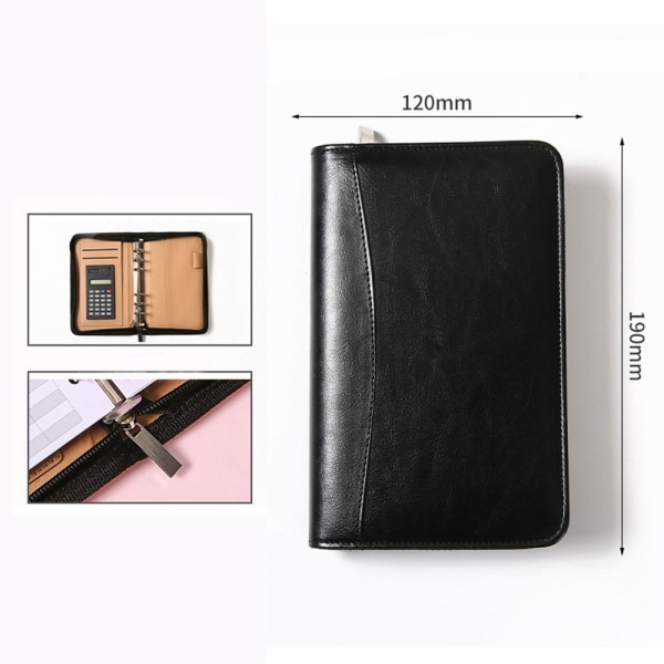 A6 læder Notebook Business Notebook STYLE 3 STYLE 3 Style 3