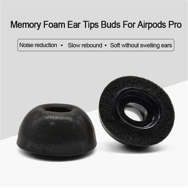 Hukommelsesskum-erstatningspuder Ørepropper til Air Pods Pro