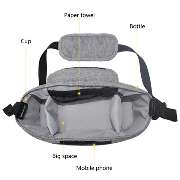 Barnevogn Bag Barnevogn Barnevogn Organizer GRØNN green