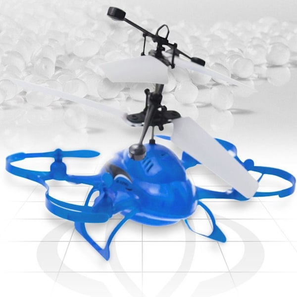 Infraröd sensor Flygplan Induktionsleksak BLÅ FJÄRRKONTROLL blue Remote Control-Remote Control