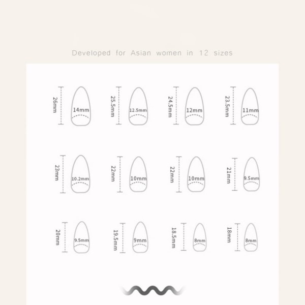 24stk Falske Nails Super Long CY216 CY216
