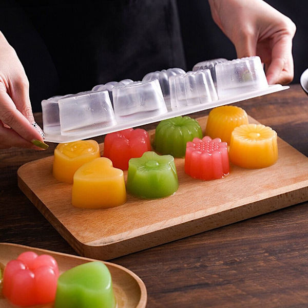 2 Stk Geléform Puddingform Isbiter Stempler