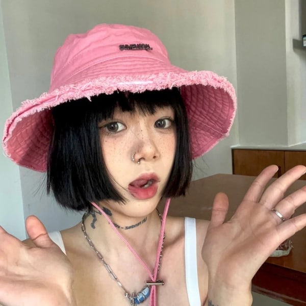 Fisherman Hat Bucket Hat SORT black