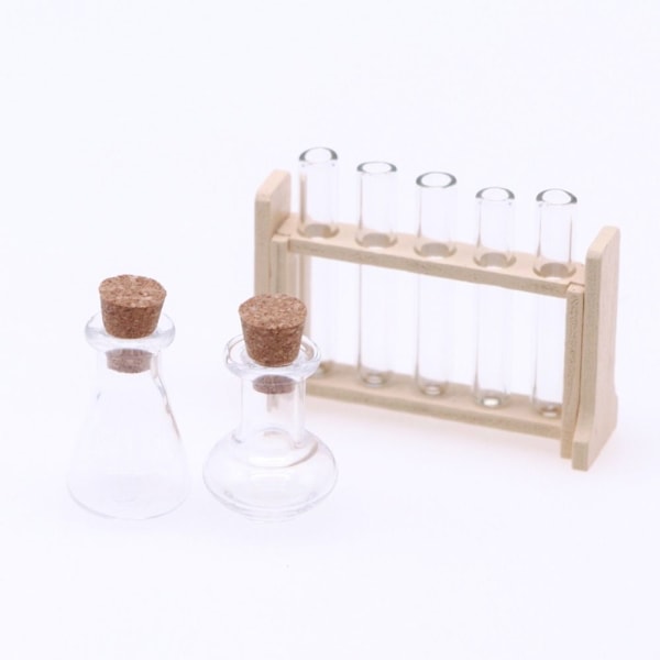 Simuleringsprovrör av glas VIT white