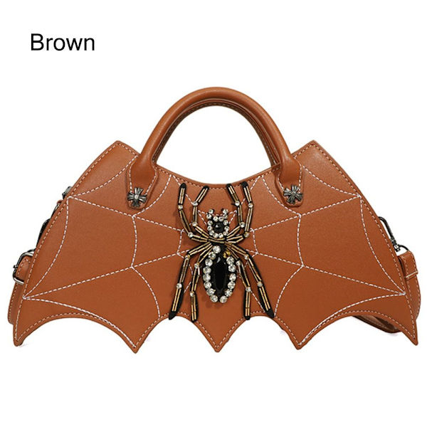 Halloween Crossbody Bag Top Handle Bag RUSKEA Brown